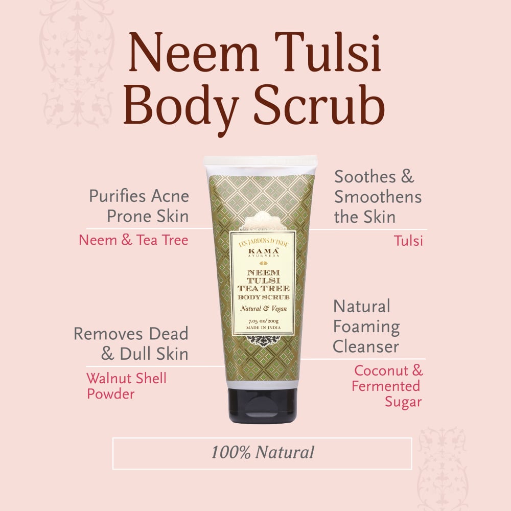 Neem Tulsi Tea Tree Body Scrub