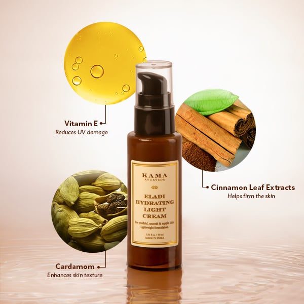 Eladi Hydrating Light Cream | Enriched With Vitamin C & E | Lightweight Moisture